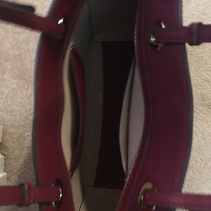 MK tote in burgundy